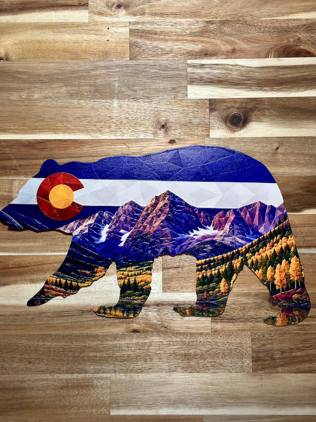 Colorado Mountain Bear Wall Art