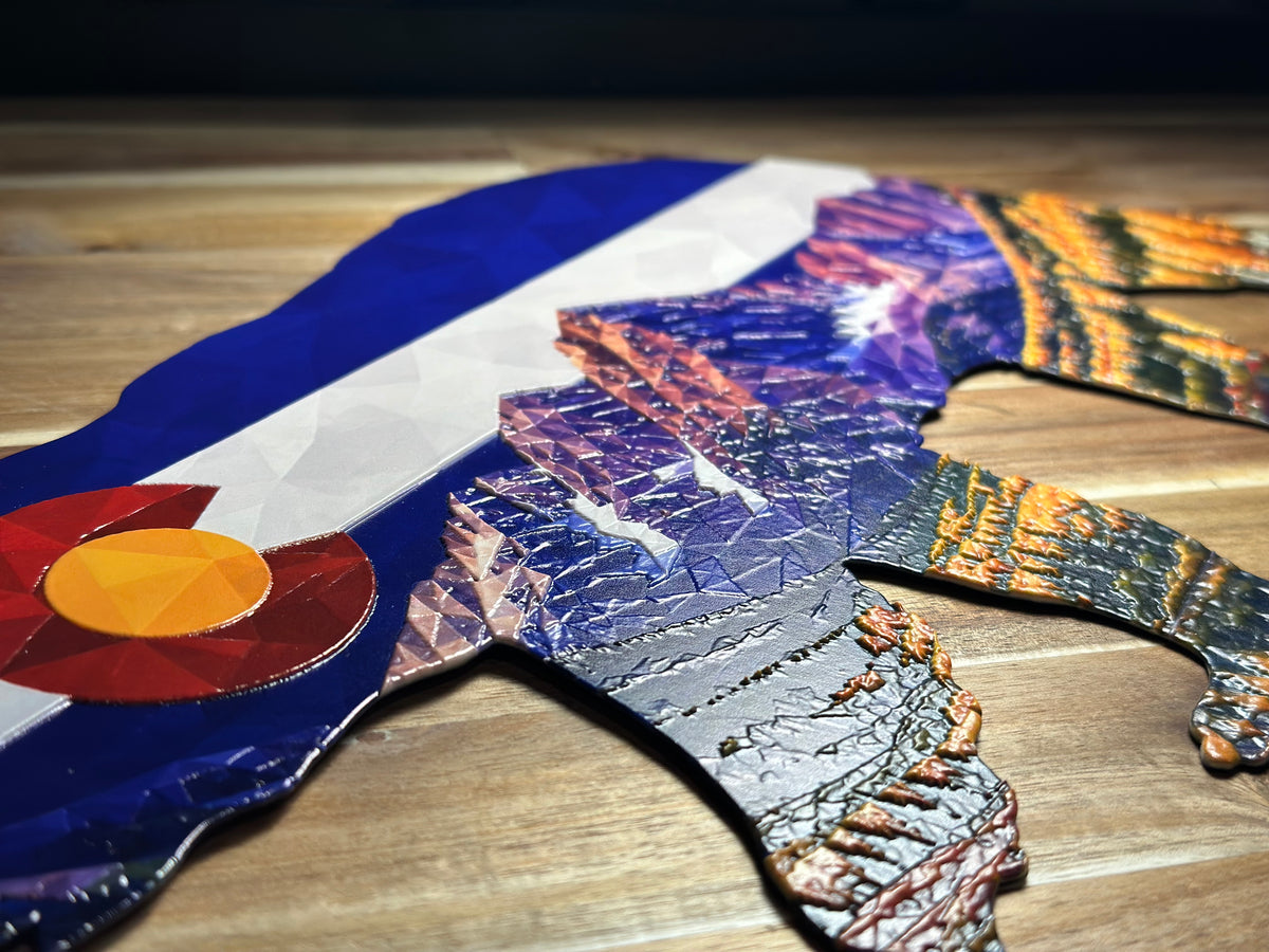 Colorado Mountain Bear Wall Art