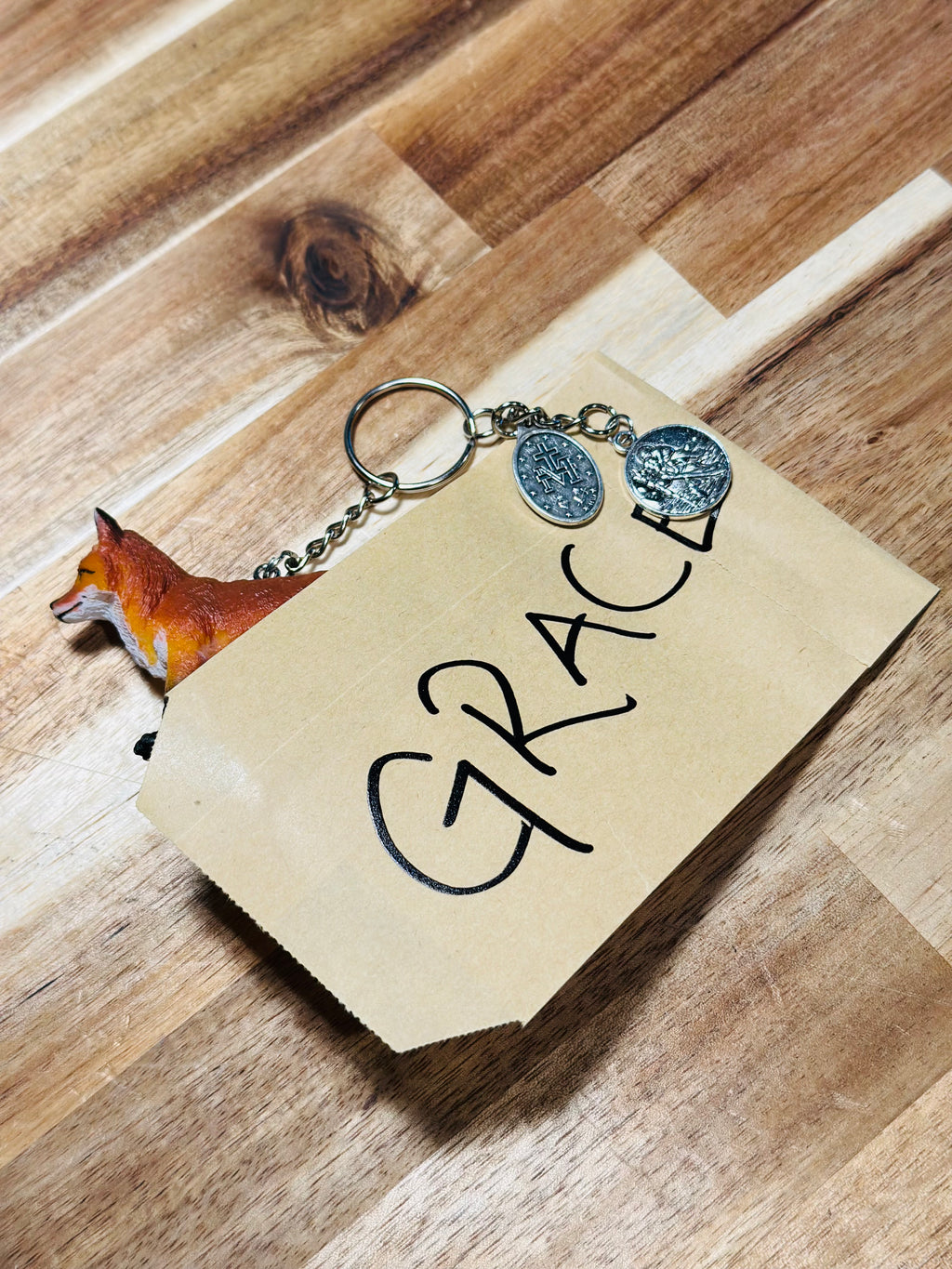 Ryland Grace Fox Keychain, Project Hail Mary Inspired Movie Prop Collectible