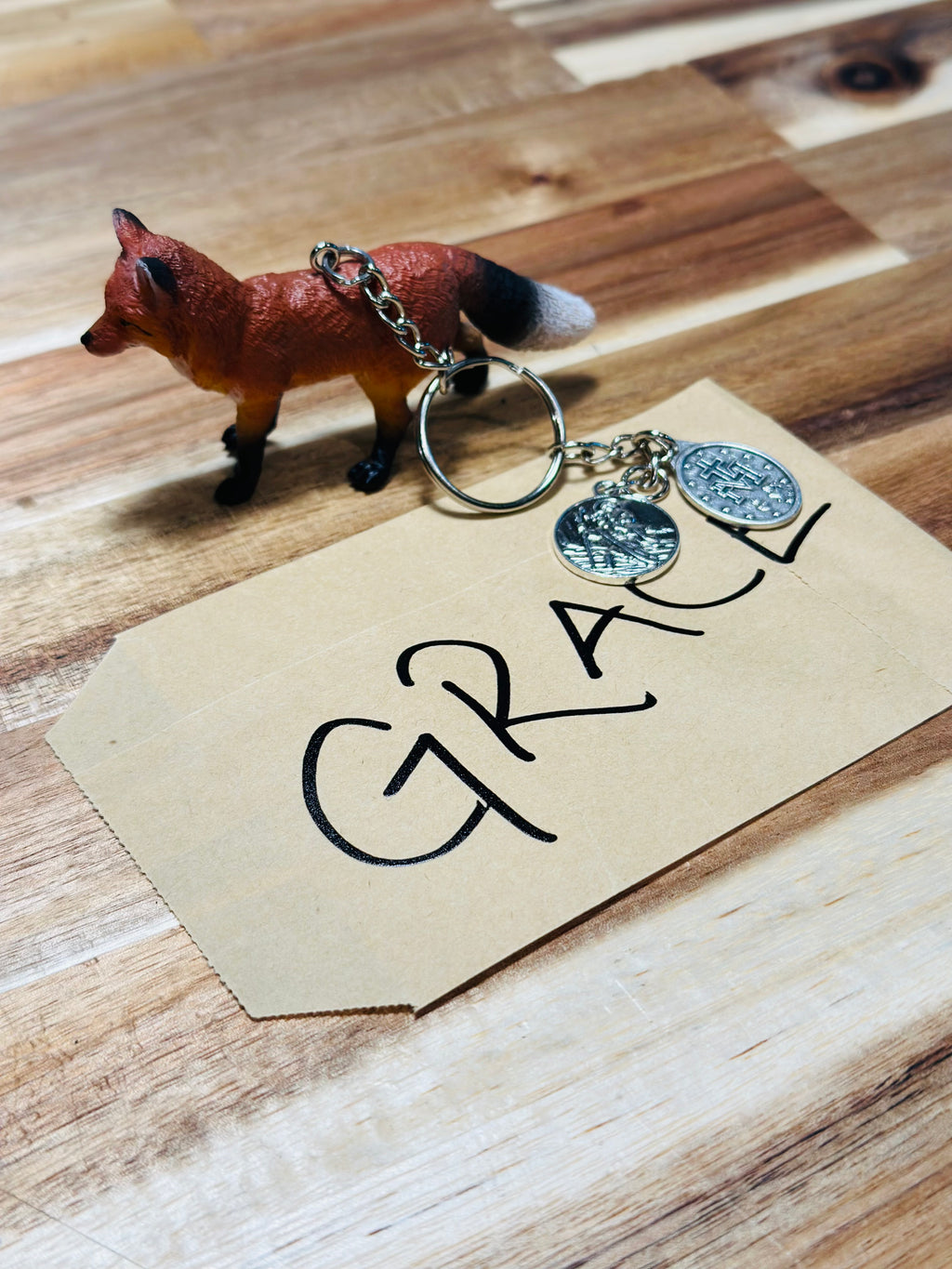 Ryland Grace Fox Keychain, Project Hail Mary Inspired Movie Prop Collectible