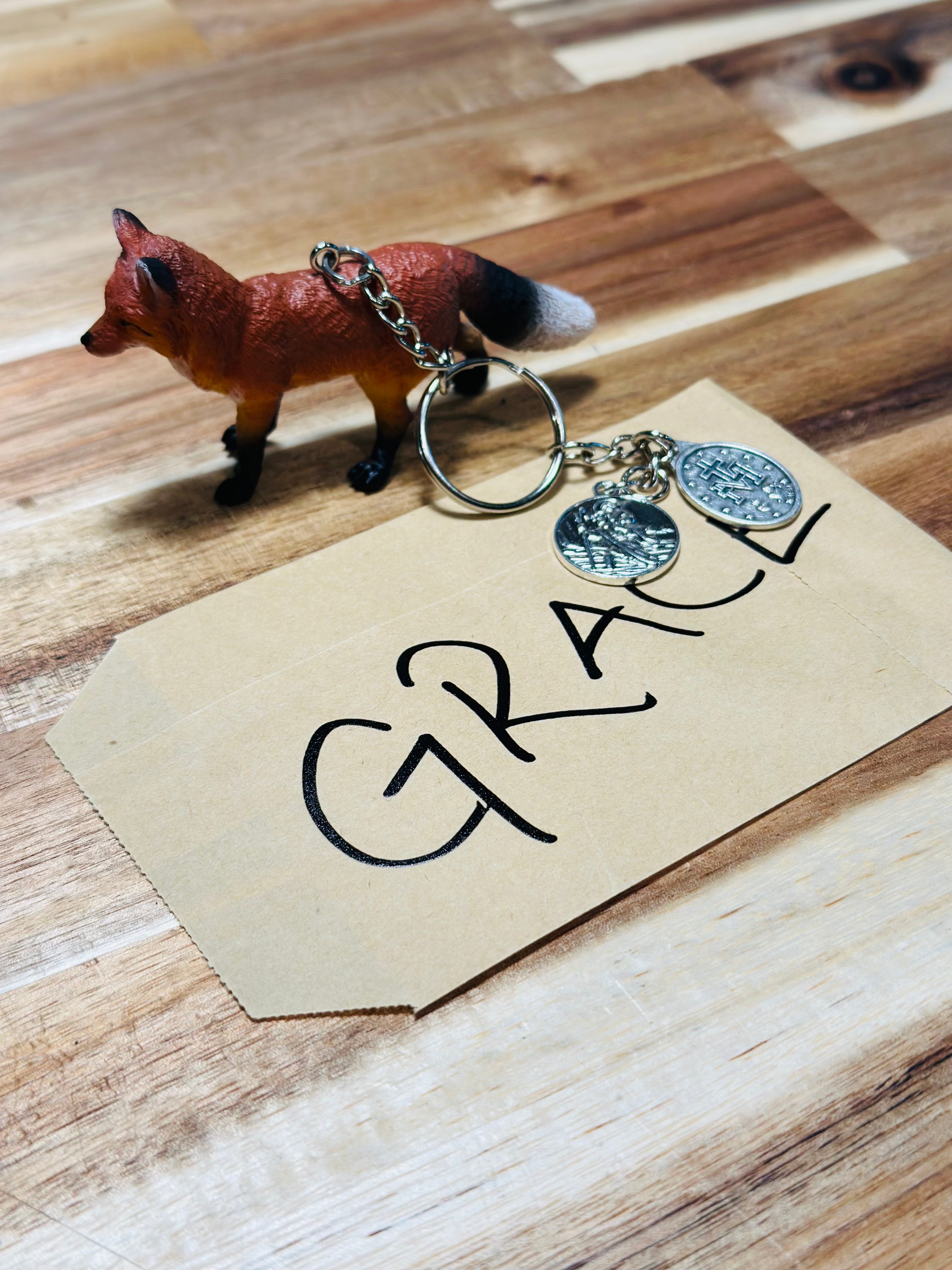 Ryland Grace Fox Keychain, Project Hail Mary Inspired Movie Prop Collectible