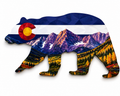 Colorado Mountain Bear Metal Wall